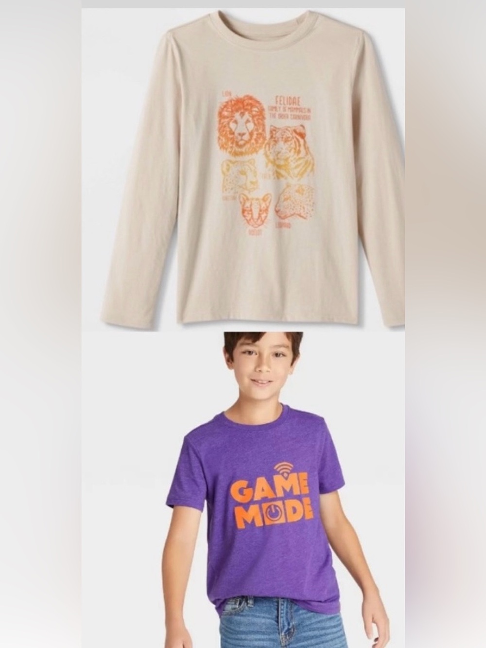 Bundle of boys tee shirts size 8/10
